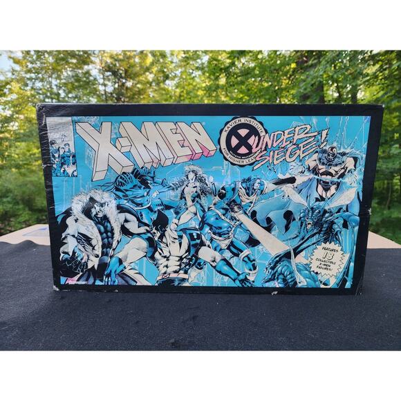 X-Men Under Siege! Vintage 1994 Collectable Board Game UNPUNCHED Vintage NICE - Picture 1 of 10